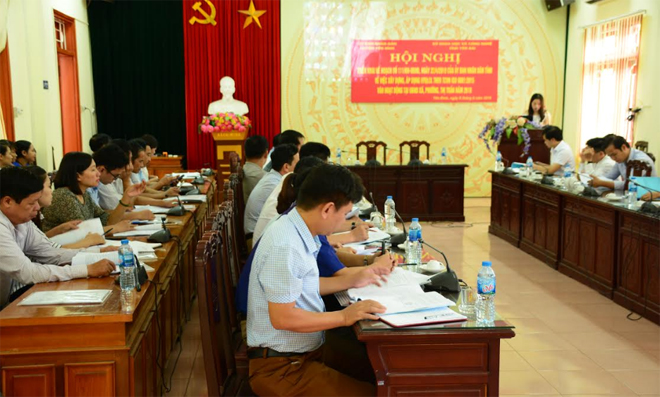 Hội nghị triển khai Kế hoạch số 111 của UBND tỉnh tại huyện Yên Bình.