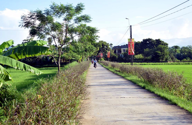 Xã Việt Thành đang nỗ lực thực hiện tiêu chí môi trường để hoàn thành xây dựng xã nông thôn mới kiểu mẫu.