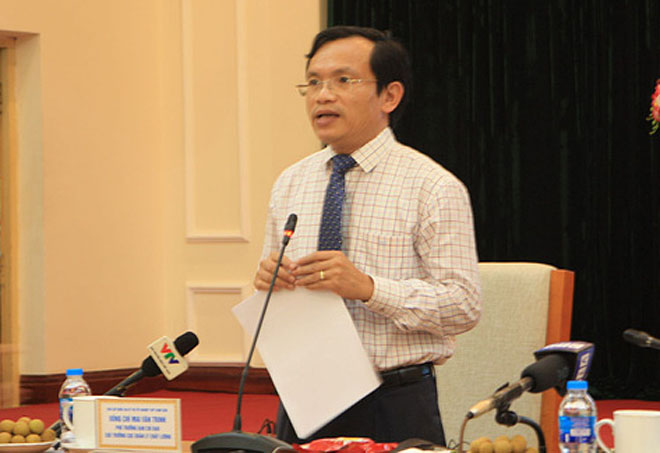 Ông Mai Văn Trinh - Cục trưởng Cục Quản lý chất lượng, Bộ GD-ĐT