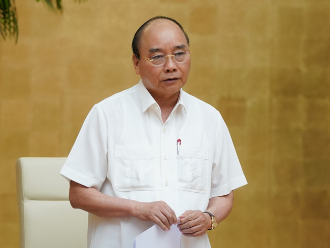 Thủ tướng Nguyễn Xuân Phúc phát biểu tại cuộc họp