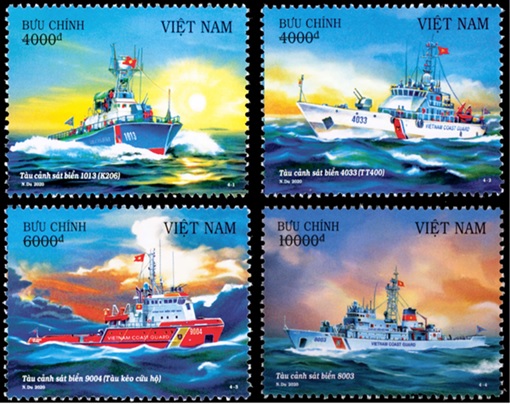Bộ tem về biển, đảo với chủ đề \