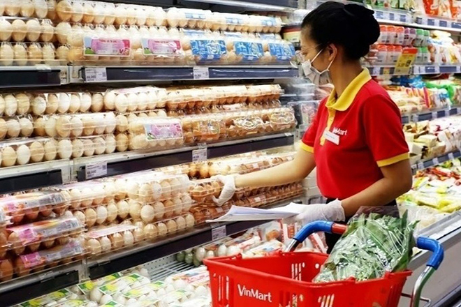 Một loạt siêu thị VinMart, VinMart+ có liên quan đến ca nhiễm Covid-19 tại Công ty Thanh Nga mới được cập nhật (Ảnh minh họa).