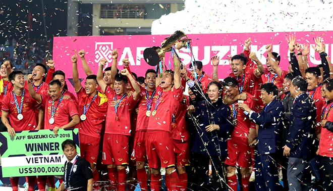 ĐT Việt Nam vẫn đang là ĐKVĐ AFF Cup khi đăng quang năm 2018.