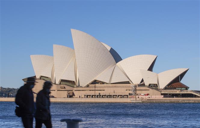 Nhà hát Opera Sydney, Australia, ngày 4/8/2021.