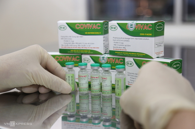 Vaccine Covid-19 do viện IVAC nghiên cứu, phát triển, tháng 1/2021.