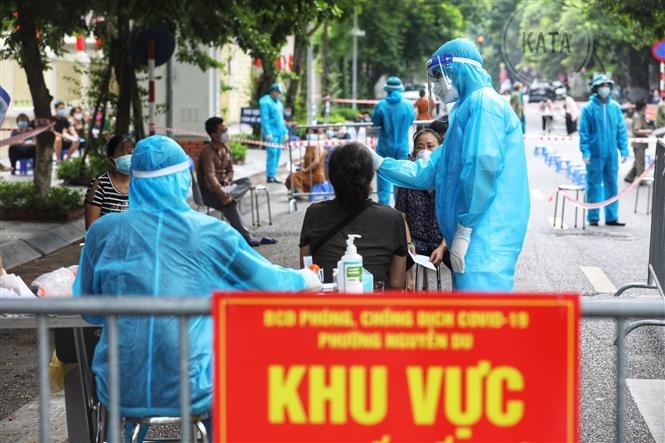 Trong 24 giờ qua, Việt Nam đã thực hiện 212.537 xét nghiệm Covid-19 cho 905.353 lượt người. (Nguồn: TTXVN)
