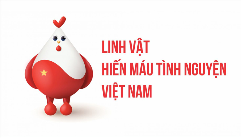 Linh vật chính thức cho phong trào hiến máu tình nguyện tại Việt Nam.