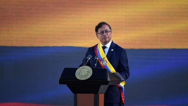 Tổng thống đắc cử Colombia Gustavo Petro nhậm chức.