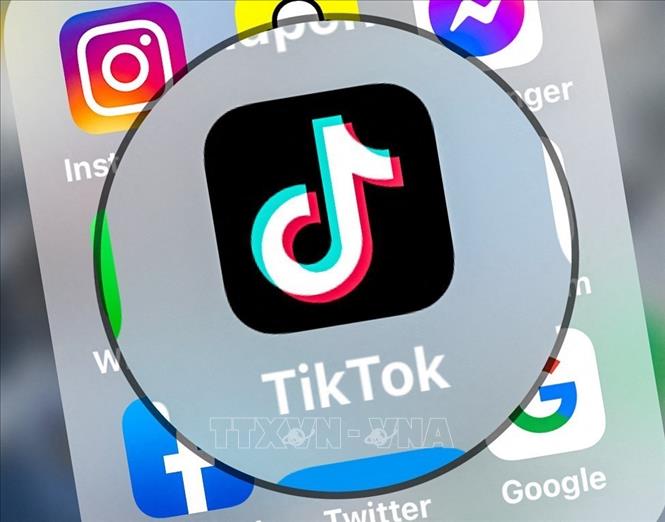 Biểu tượng của mạng xã hội TikTok.