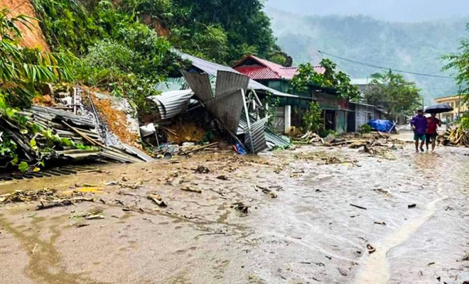 Mưa dông kèm mưa lớn cục bộ khu vực vùng núi Bắc Bộ có khả năng kéo dài đến 11-12/8.