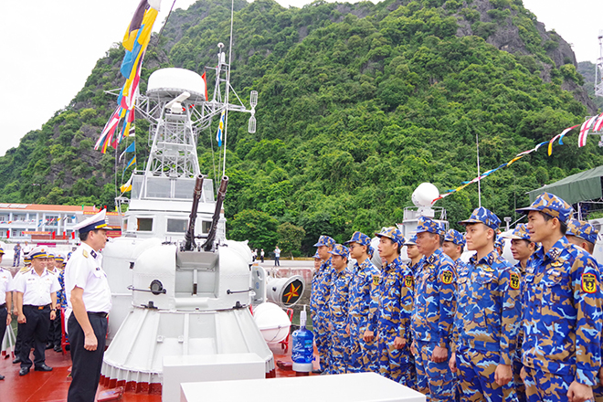 Lữ đoàn 170 Hải quân khai mạc Hội thi tàu 