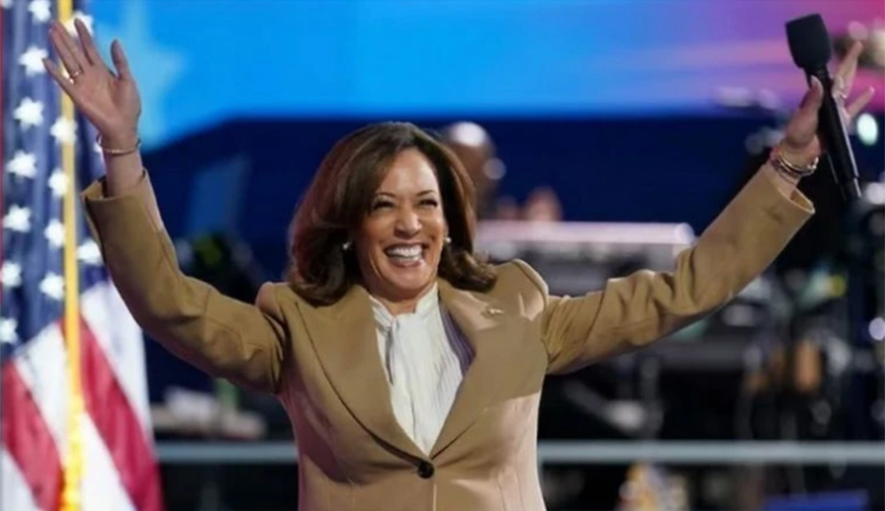 Phó Tổng thống Mỹ Kamala Harris giành được sự ủng hộ lớn tại Đại hội toàn quốc của đảng Dân chủ ở Chicago, Illinois, ngày 19/8/2024.