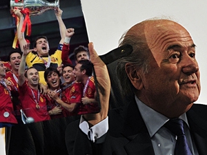 Sepp Blatter ủng hộ tuyển Tây Ban Nha.
