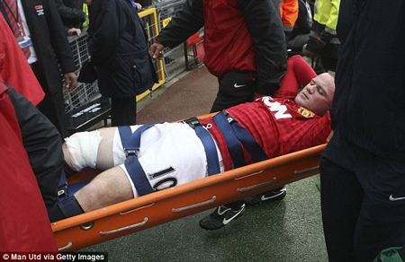 Sự nghiệp của Rooney đã có thể tiêu tan nếu như vết thương của anh sâu hơn 1 milinet.