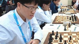 Kỳ thủ Lê Quang Liêm.