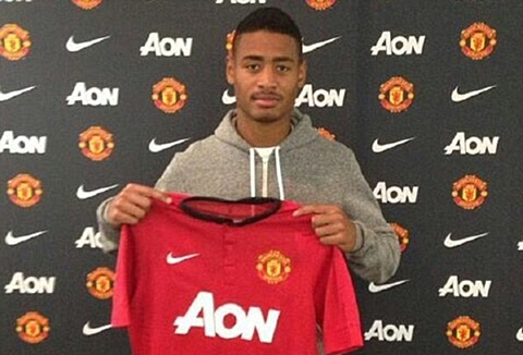 Saidy Janko chuyển từ Zurich sang M.U với giá 700.000 bảng. (ảnh: MUFC) 

