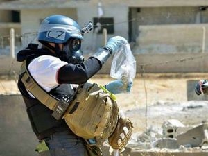 Thanh sát viên vũ khí hóa học của Liên hợp quốc hoạt động tại Syria