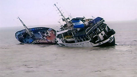 Một vụ đắm tàu ở Malacca (ảnh: ShipWreck)