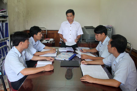 Thanh tra huyện Yên Bình triển khai kế hoạch thanh tra ở cơ sở.