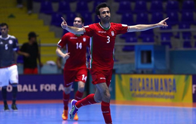 Futsal Iran lần thứ 2 vào bán kết FIFA Futsal World Cup.