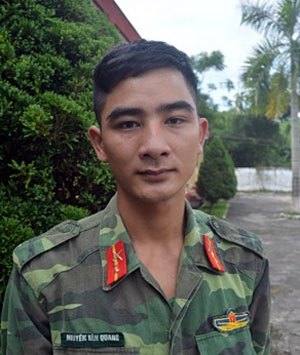 Trung sỹ Nguyễn Văn Quang.