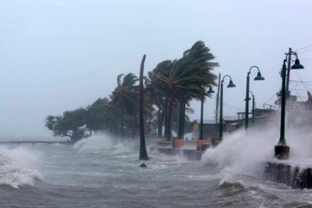 Sức gió của siêu bão Irma.