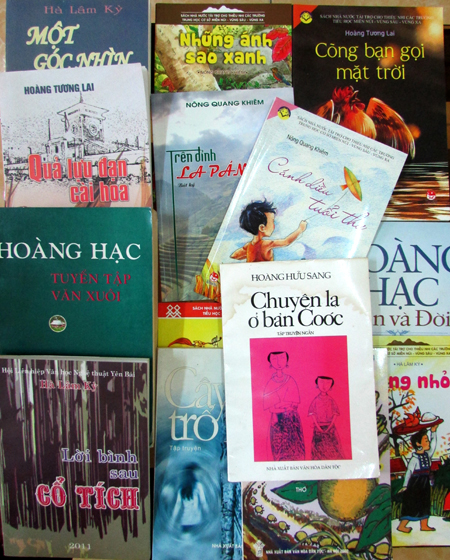 Một số tác phẩm văn học của các tác giả dân tộc thiểu số Yên Bái.