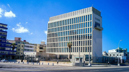 Đại sứ quán Mỹ tại thủ đô La Habana, Cuba.