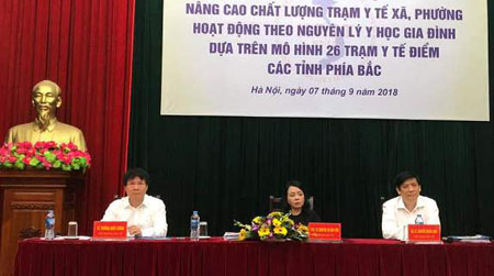 Hội nghị nâng cao chất lượng trạm y tế xã, phường.