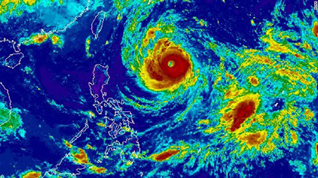 Bão Trami dự kiến tăng cường thành siêu bão trước khi đổ bộ Đài Loan.