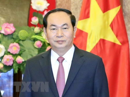 Chủ tịch nước Trần Đại Quang.