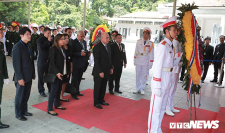 Phái đoàn Cuba đến viếng Chủ tịch nước Trần Đại Quang.