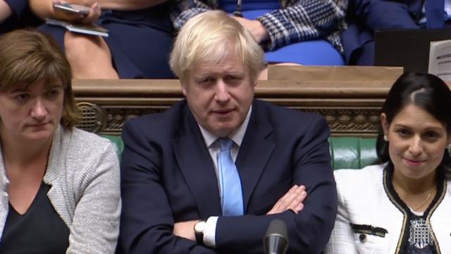 Thủ tướng Anh Boris Johson tại phiên họp Hạ viện Anh.