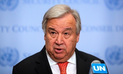 Tổng thư ký Liên Hợp Quốc Antonio Guterres tại Mỹ hồi tháng 8.