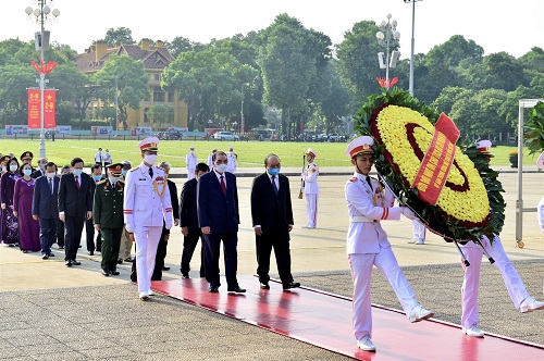 Lãnh đạo Đảng, Nhà nước vào Lăng viếng Chủ tịch Hồ Chí Minh