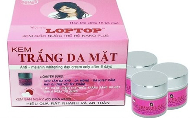 Kem trắng da mặt LOPTOP.