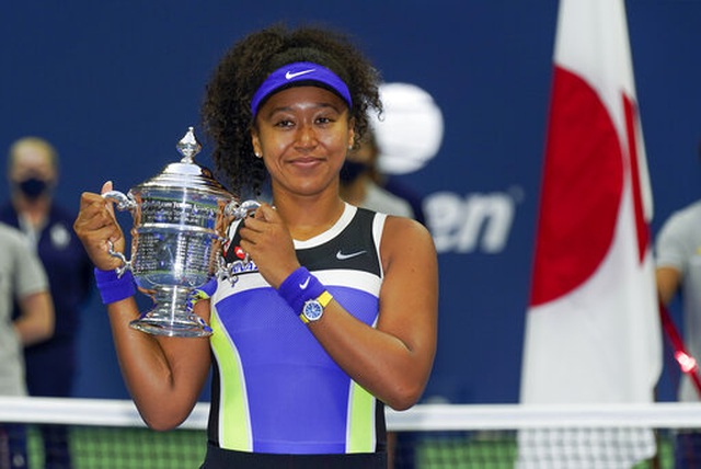 Osaka nhận cúp vô địch đơn nữ US Open 2020