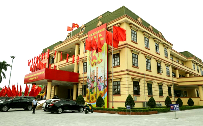 Trung tâm Hội nghị tỉnh - nơi diễn ra Đại hội đại biểu Đảng bộ tỉnh Yên Bái lần thứ XIX.