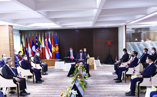 The first face-to-face meeting between ASEAN Leaders takes place in April 2021 after nearly 18 months of online meetings due to the COVID-19 pandemic. (Illustrative photo)
