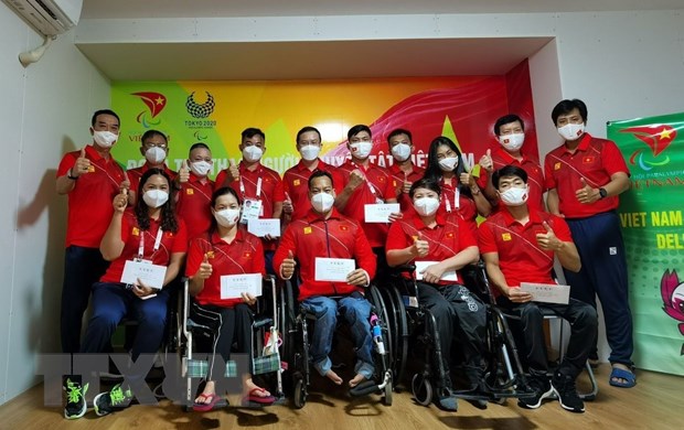 Đoàn thể thao người khuyết tật Việt Nam tại Paralympic Tokyo 2020.