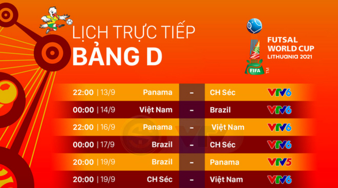 Lịch thi đấu bảng D của đội tuyển Việt Nam.