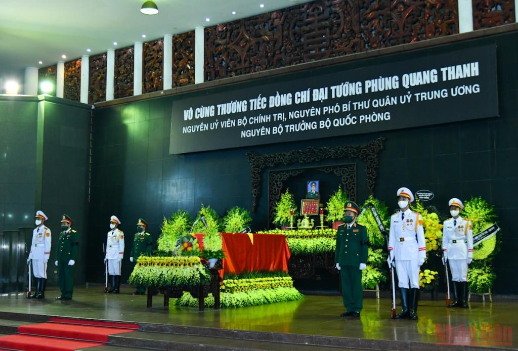 Tang lễ Đại tướng Phùng Quang Thanh được tổ chức với nghi thức lễ tang cấp Nhà nước.