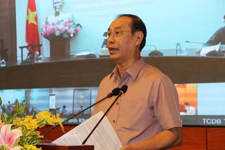 Thứ trưởng Bộ GTVT Lê Đình Thọ phát biểu tại lễ công bố.