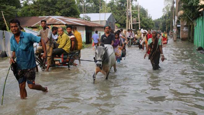Lũ lụt ngày càng trầm trọng ở Bangladesh.