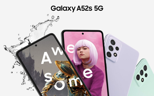 Galaxy A52s 5G có 4 màu cho người dùng tùy chọn