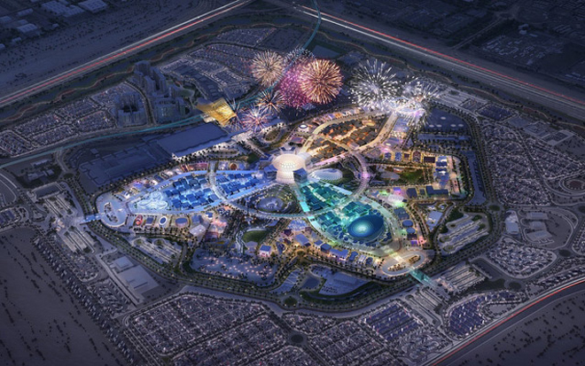 Khu phức hợp diễn ra Expo 2020 Dubai.