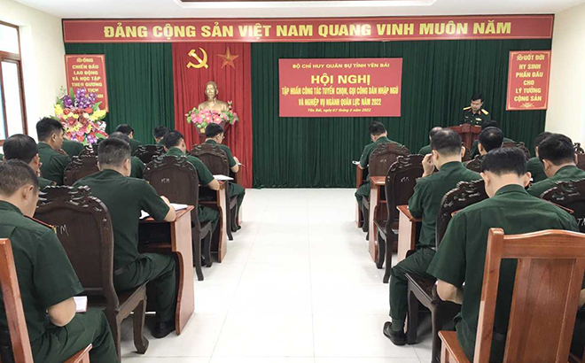 Quang cảnh hội nghị tập huấn