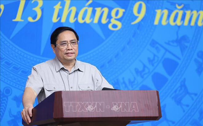Thủ tướng Phạm Minh Chính chủ trì phiên họp lần thứ 17 Ban Chỉ đạo quốc gia phòng, chống dịch Covid-19.