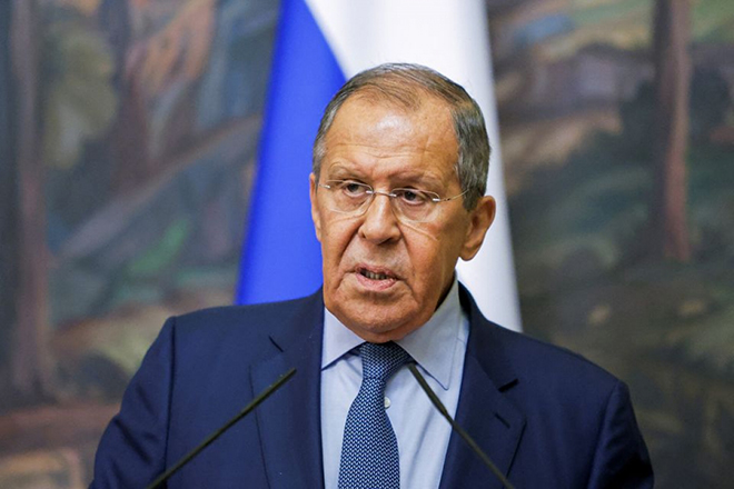 Ngoại trưởng Nga Lavrov.