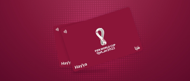 Chiếc thẻ Hayya được Qatar cấp cho những người có vé xem World Cup.